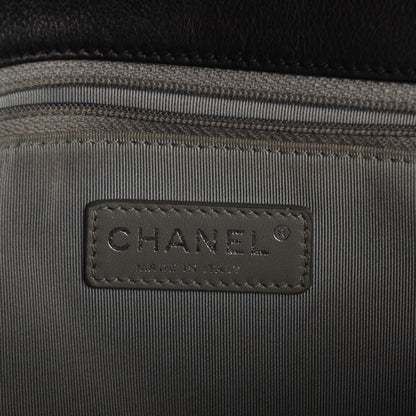 Chanel Calfskin Quilted Double Stitch New Medium Boy Flap Black 7 of 9