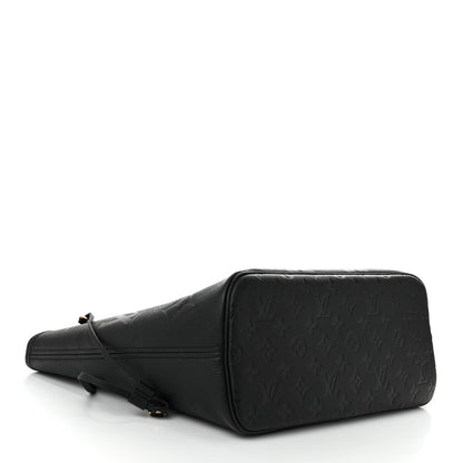 Louis Vuitton Empreinte Monogram Giant Neverfull MM Black 4 of 9
