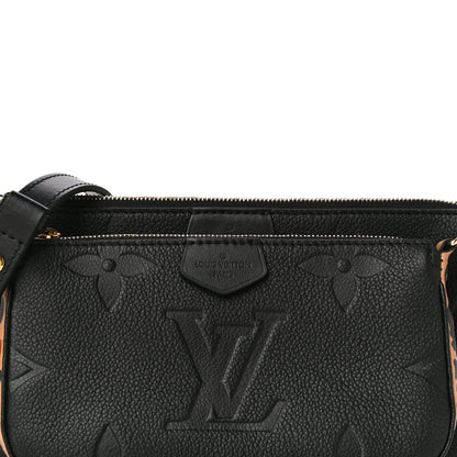 Louis Vuitton Empreinte Monogram Giant Wild At Heart Multi Pochette Accessories Black 9 of 13