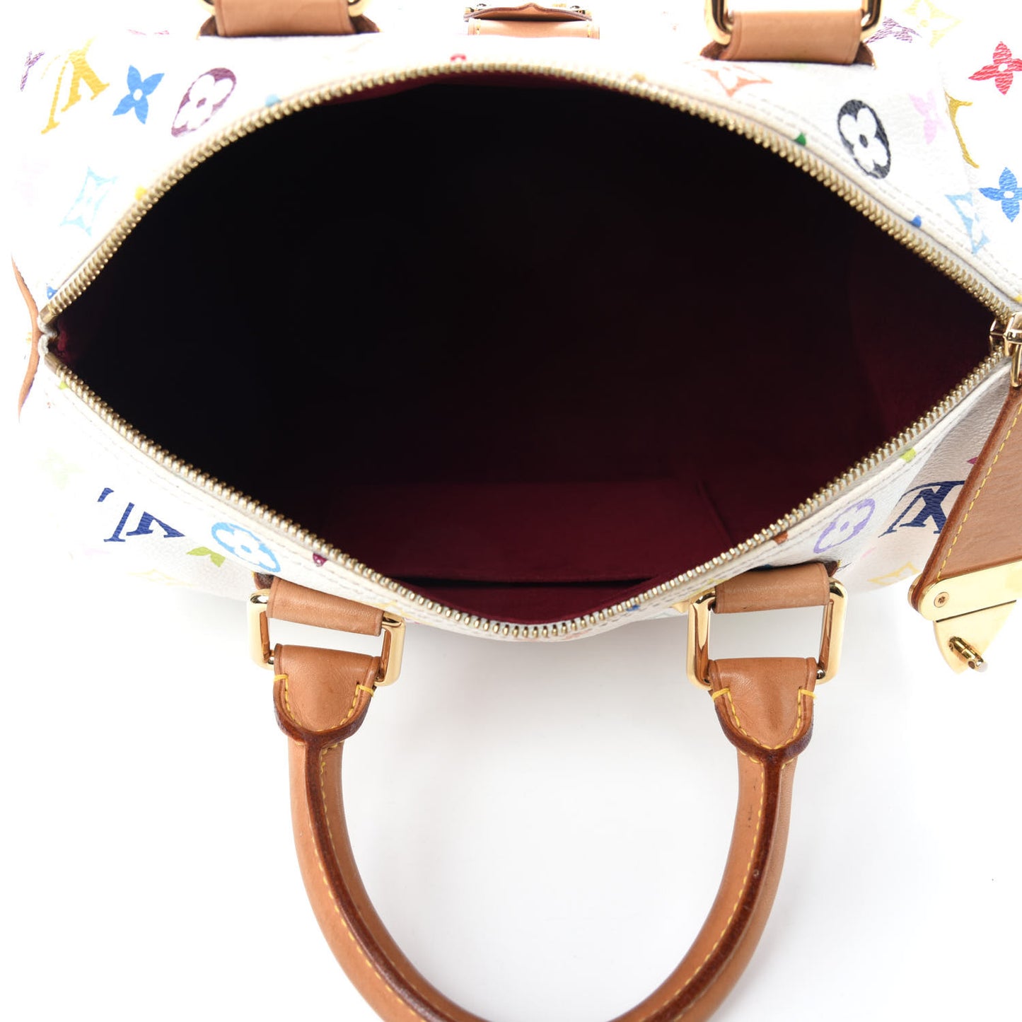 Monogram Multicolor Speedy 30 White