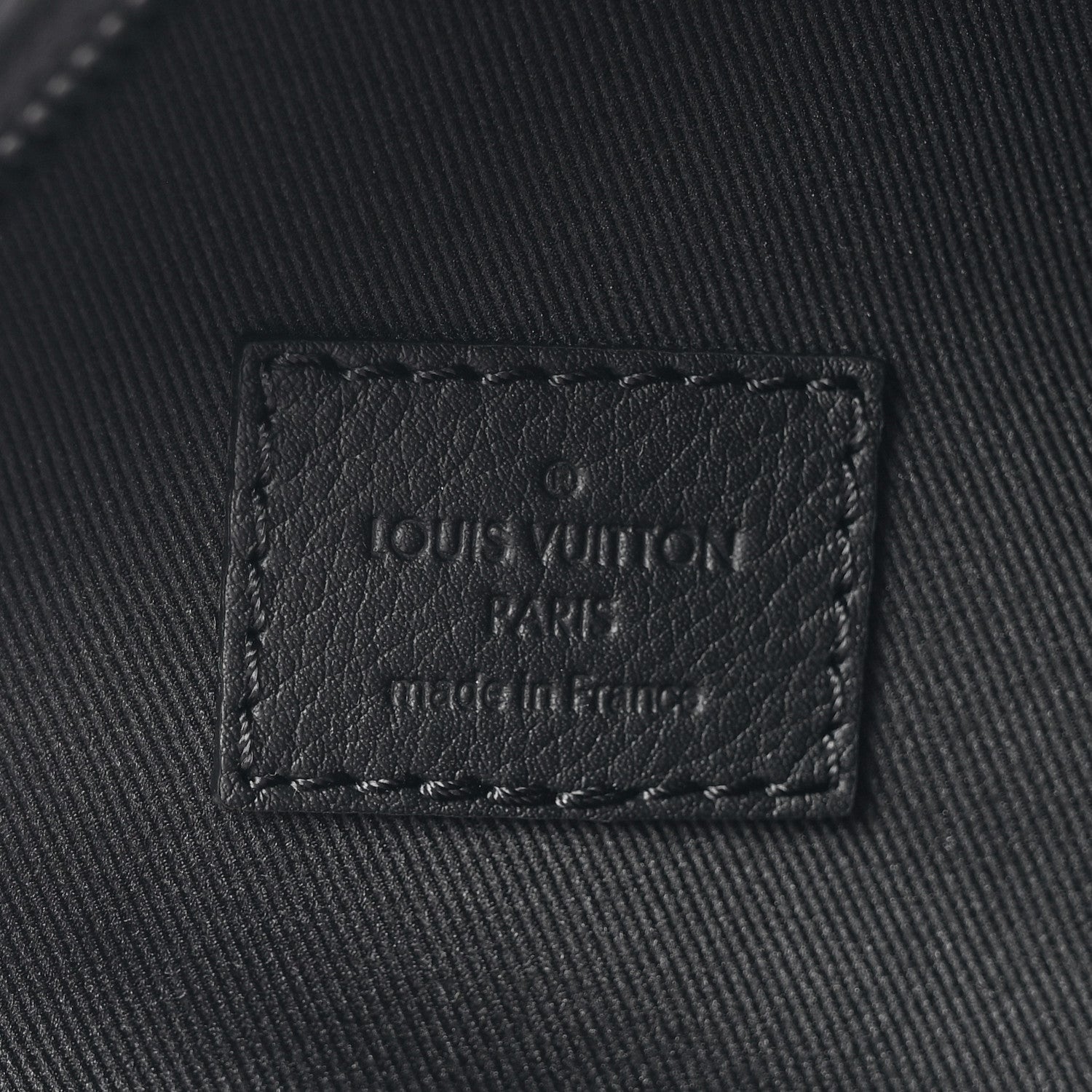 Louis Vuitton Calfskin Shadow Monogram Duo Slingbag Black 7 of 10