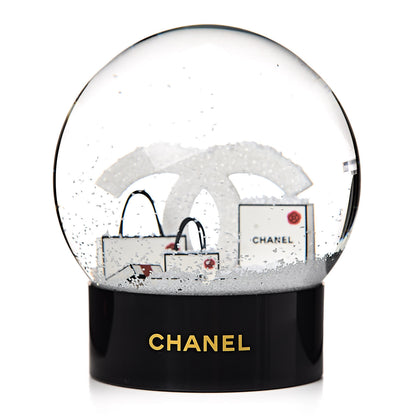 Chanel Glass CC Shopping Bag Snow Globe 1 of 5