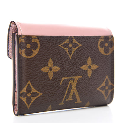 Louis Vuitton Monogram Zoe Wallet Rose Ballerine 3 of 8