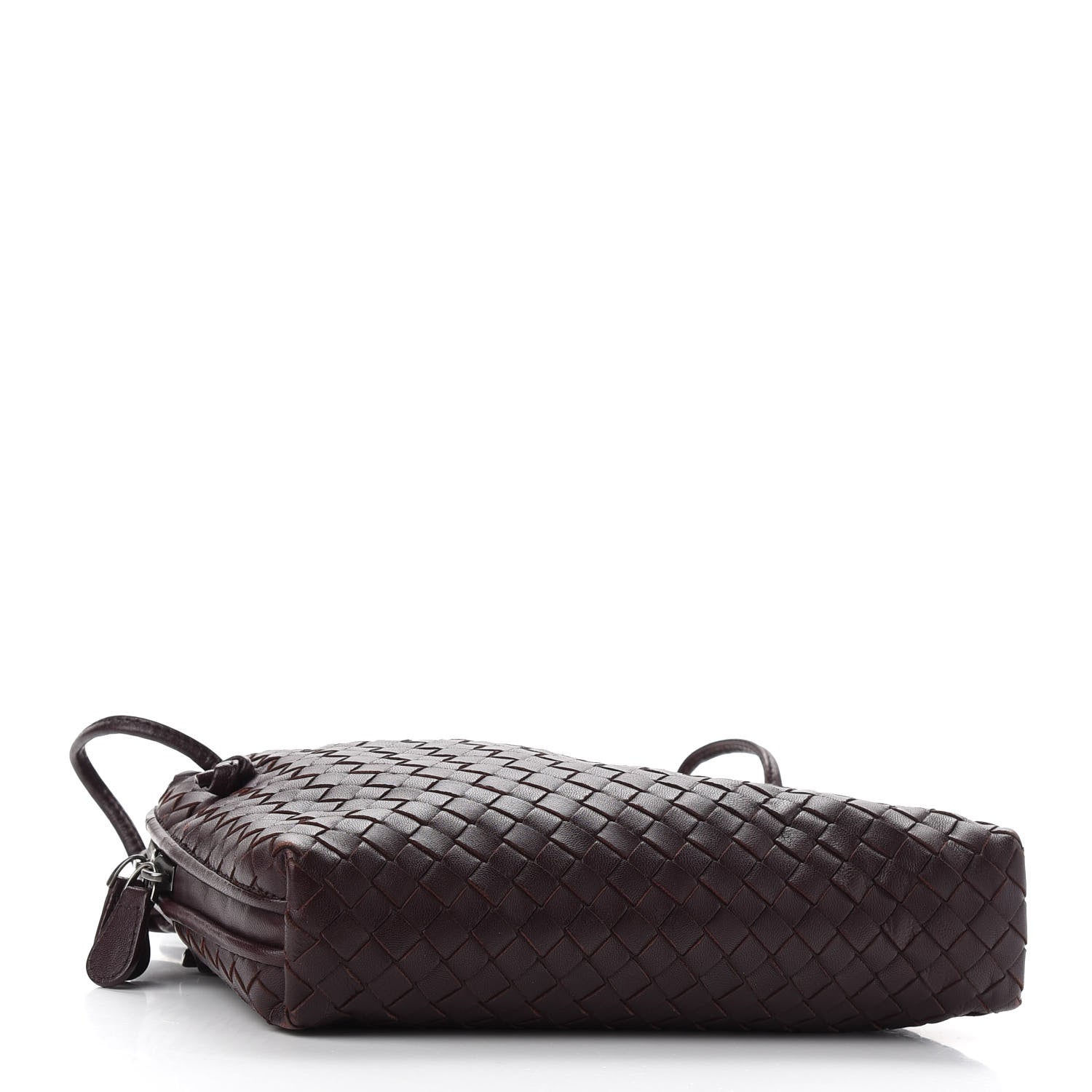 Bottega Veneta Nappa Intrecciato Nodini Crossbody Messenger Aubergine 4 of 10