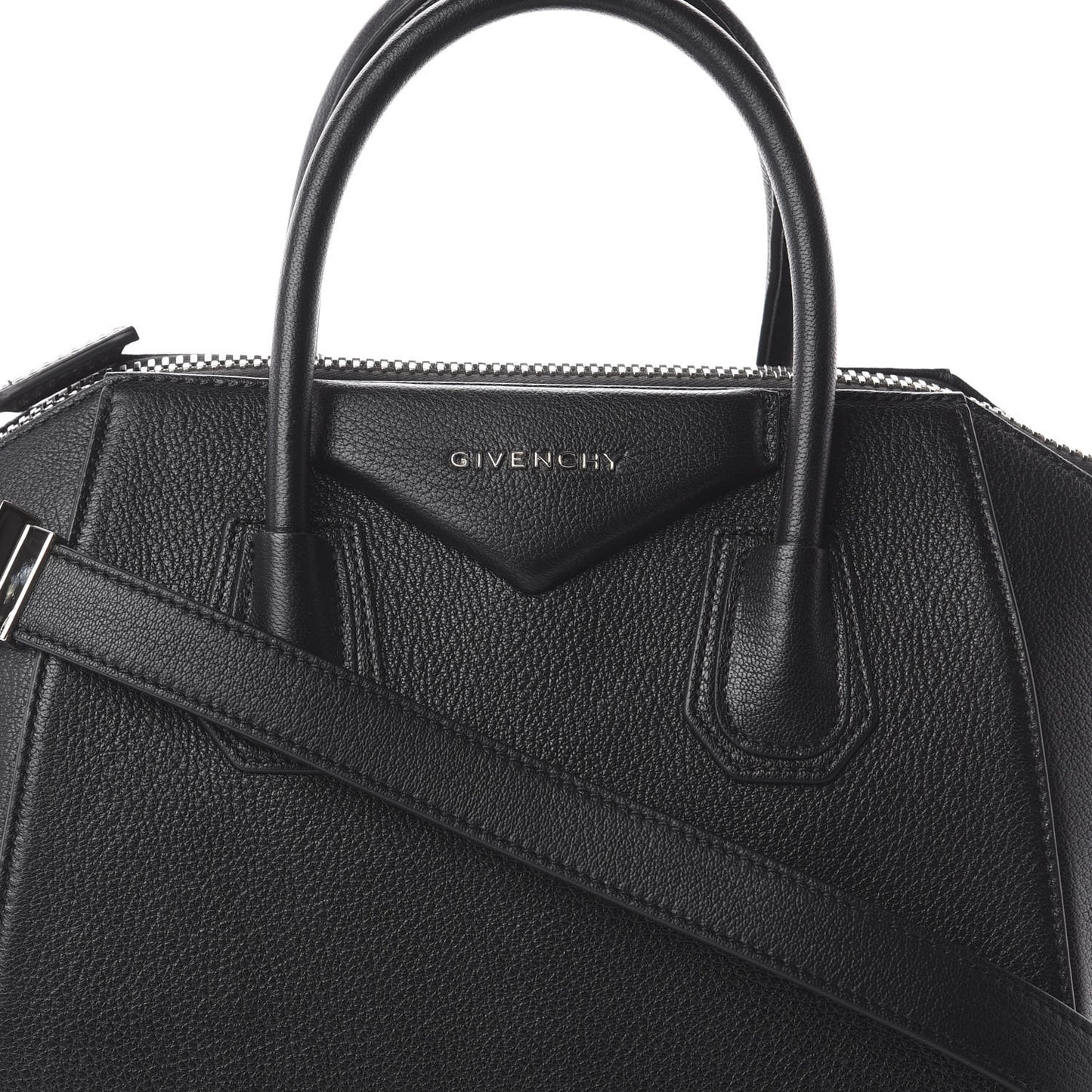 Sugar Goatskin Small Antigona Black