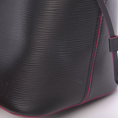 Louis Vuitton Epi Neverfull MM Black Hot Pink 13 of 17