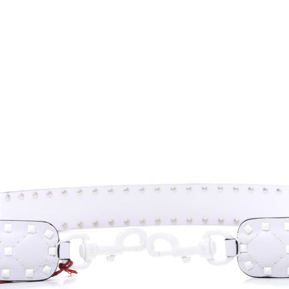 Valentino Garavani Lambskin Free Rockstud Spike Shoulder Strap Optic White 3 of 4