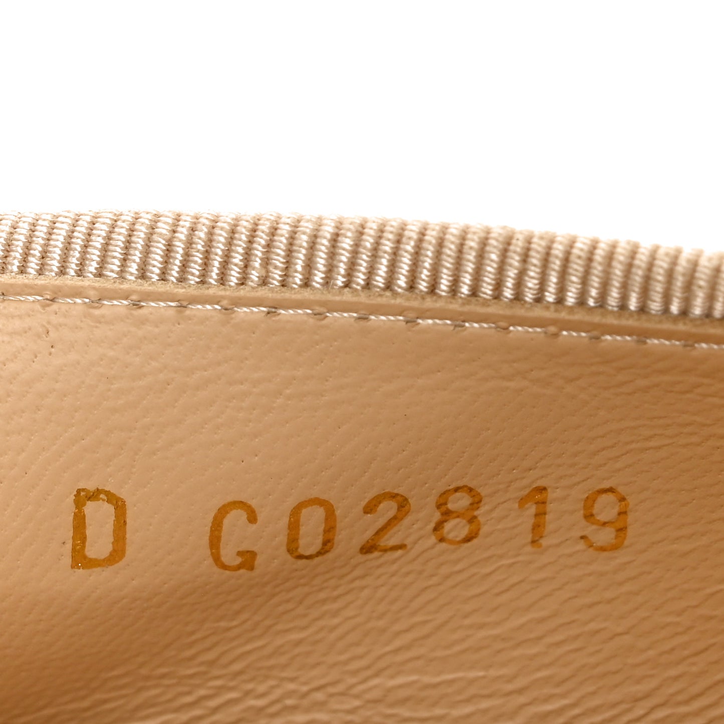 Lambskin Cap Toe CC Ballerina Flats 37.5 Beige Black
