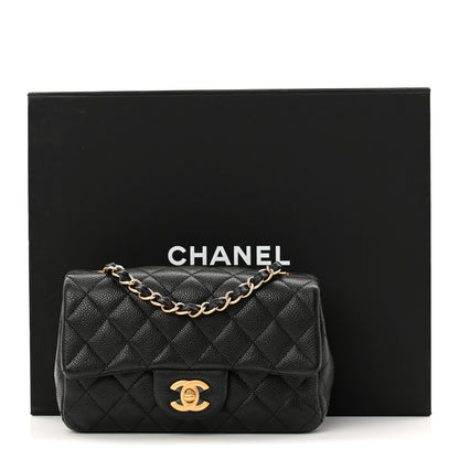 Chanel Caviar Quilted Mini Rectangular Flap Black 11 of 11