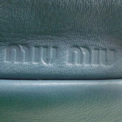 Miu Miu Leather Double Pocket Shoulder Bag 10 of 11