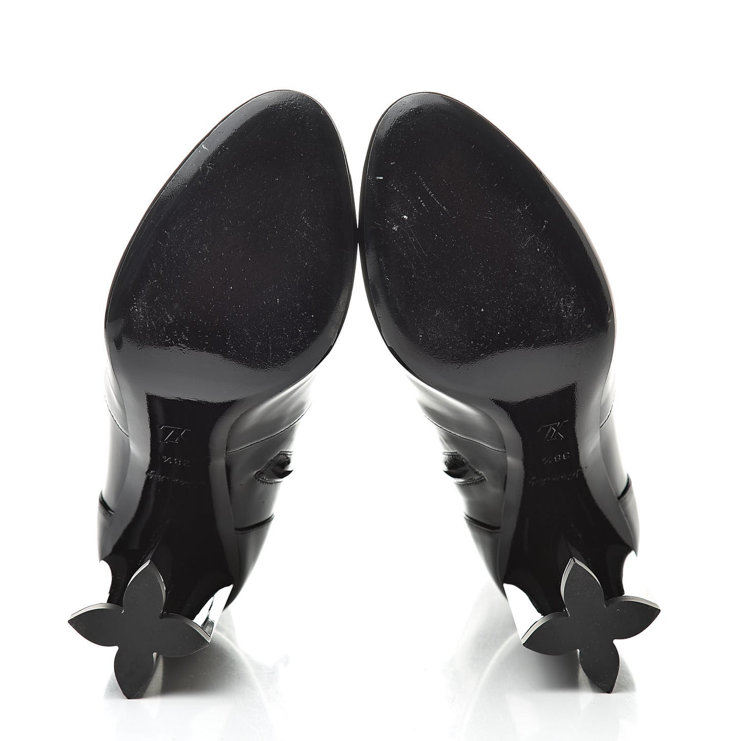 Patent Uniformes Silhouette Ankle Boots 38.5 Black