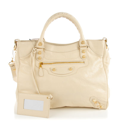 Balenciaga Agneau Giant 12 Gold Hardware Velo Blanc Creme Light Craie 1 of 8