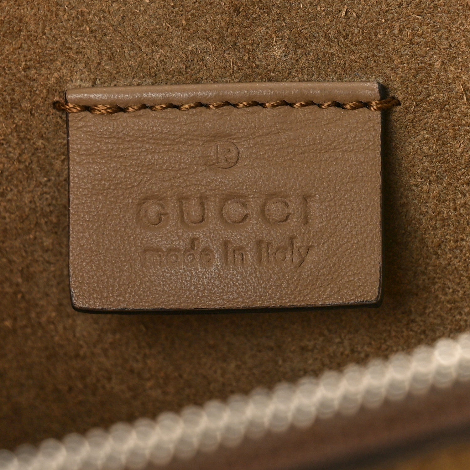 Gucci GG Supreme Monogram Embroidered Medium Dionysus Shoulder Bag Taupe 6 of 11