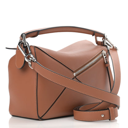 Loewe Calfskin Small Puzzle Bag Tan 3 of 9
