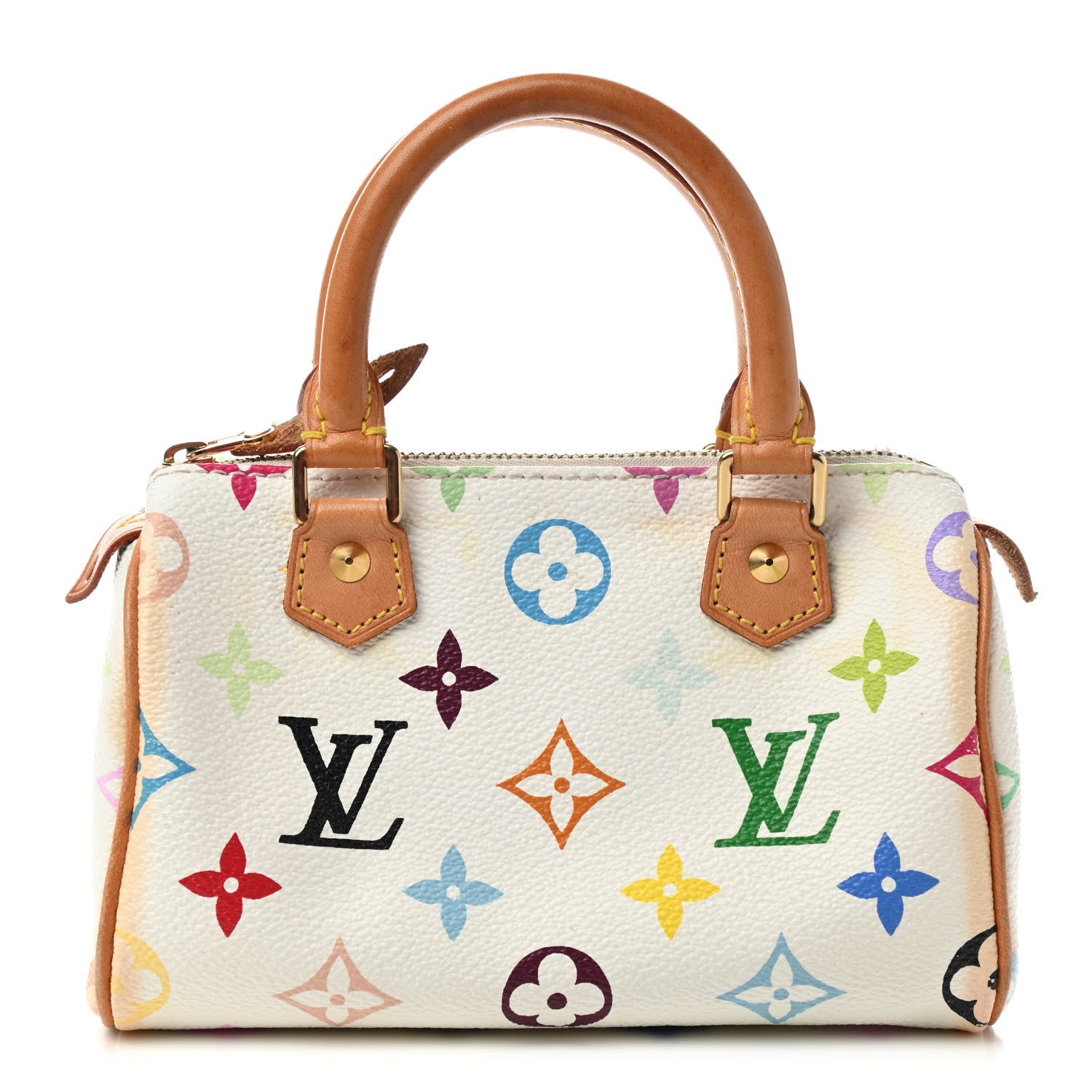 Louis Vuitton Monogram Multicolor Mini Sac HL Speedy White 1 of 14