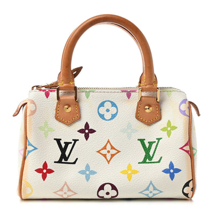 Louis Vuitton Monogram Multicolor Mini Sac HL Speedy White 1 of 14