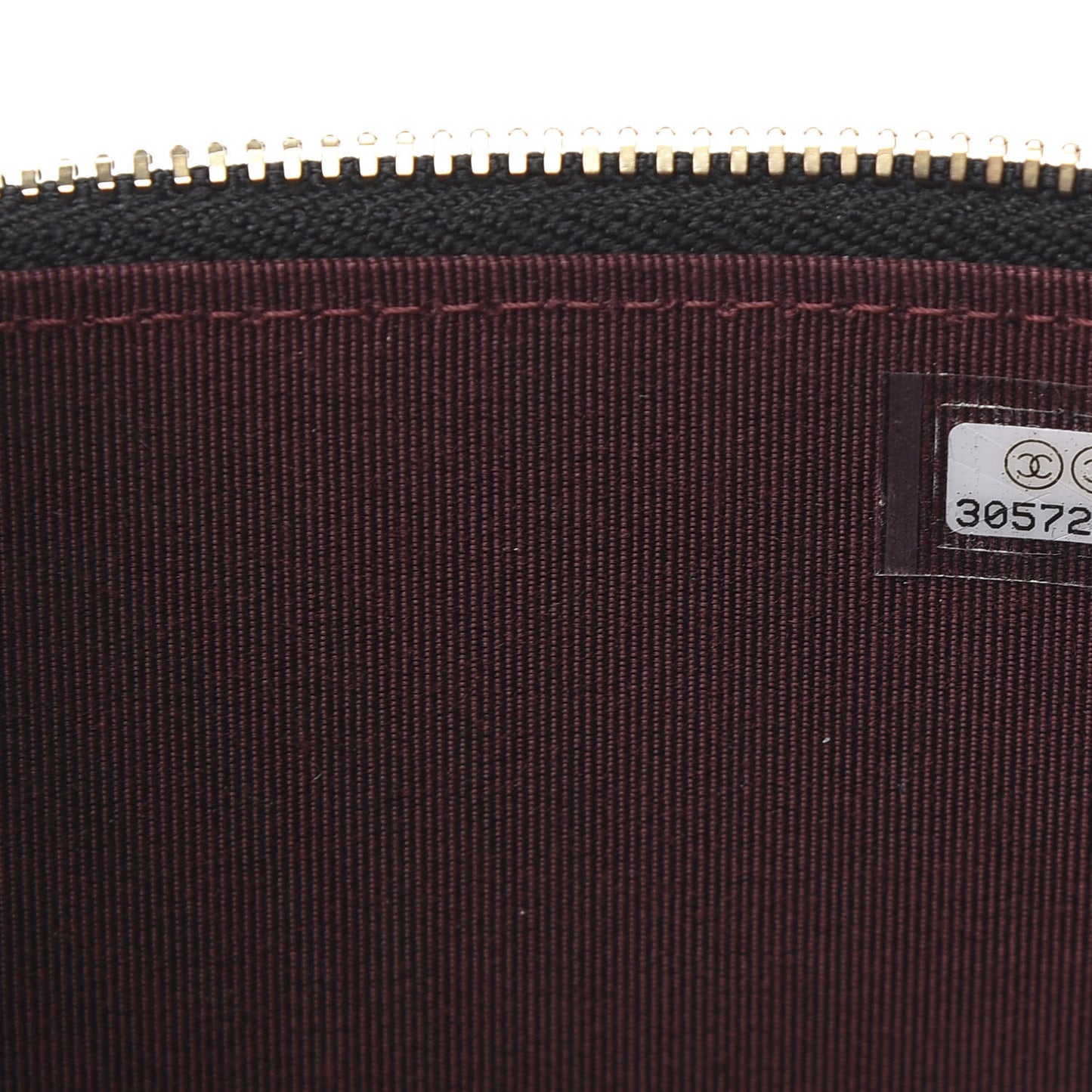 Lambskin Quilted Small Vanity Case With Chain Black