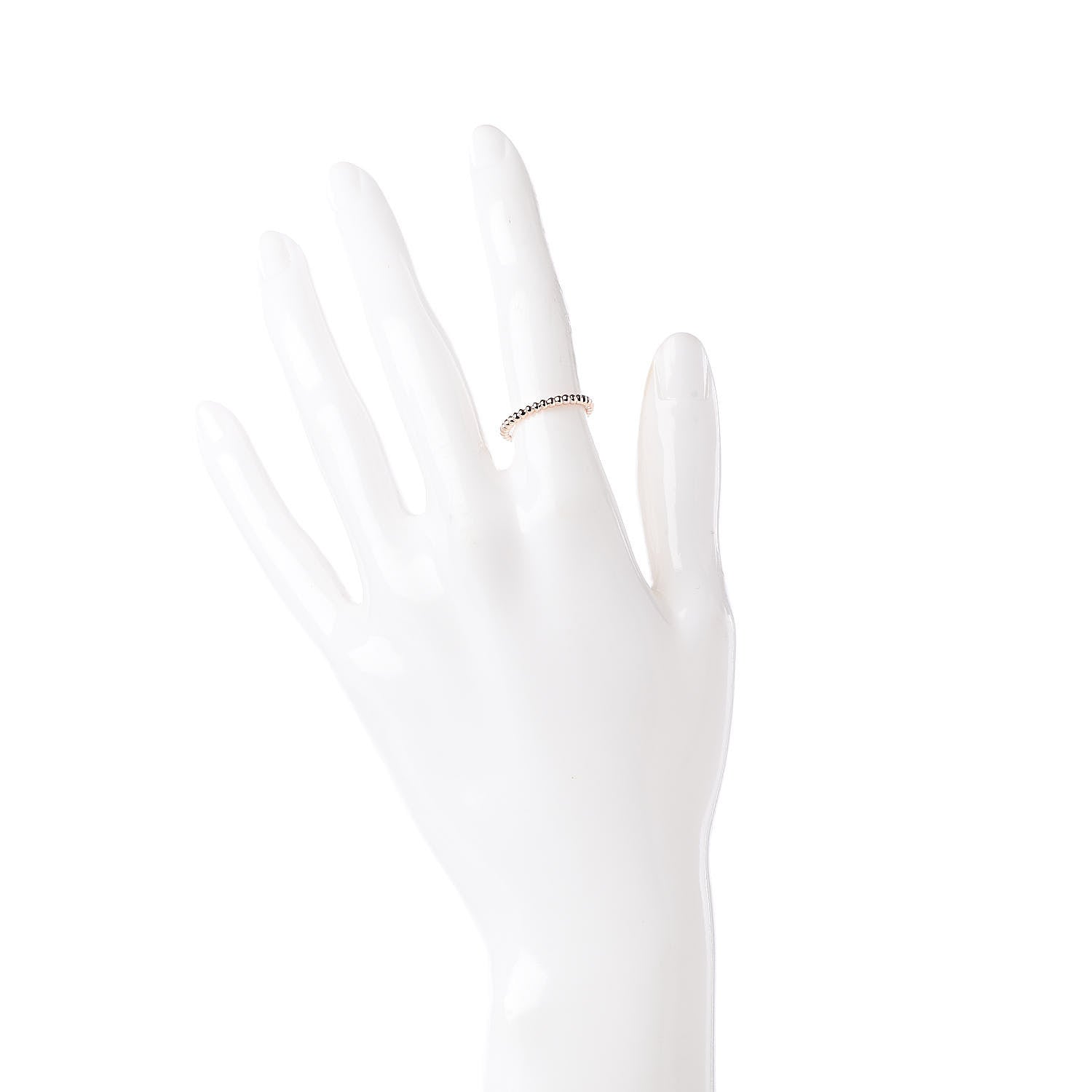 Van Cleef & Arpels 18K Rose Gold Small Perlee Ring 49 4.75 2 of 4