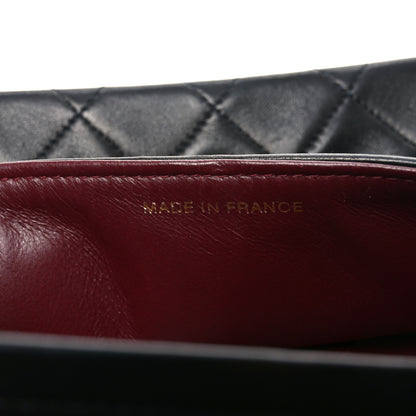 Chanel Lambskin Quilted Small Double Flap Black 8 of 12