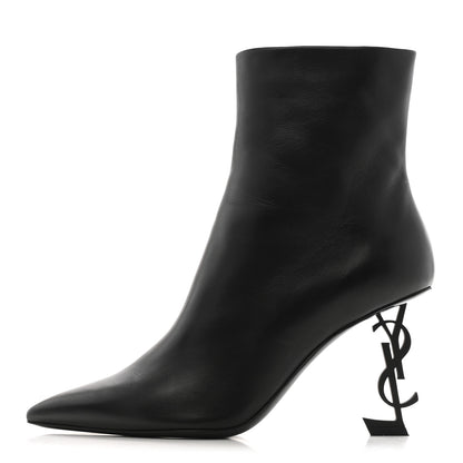 Saint Laurent Nappa Vendome Opyum 85 Ankle Boots 39 Black 1 of 10