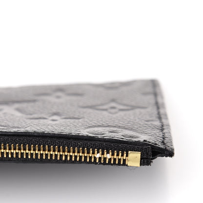 Louis Vuitton Empreinte Felicie Chain Wallet Zippered Insert Black 8 of 9