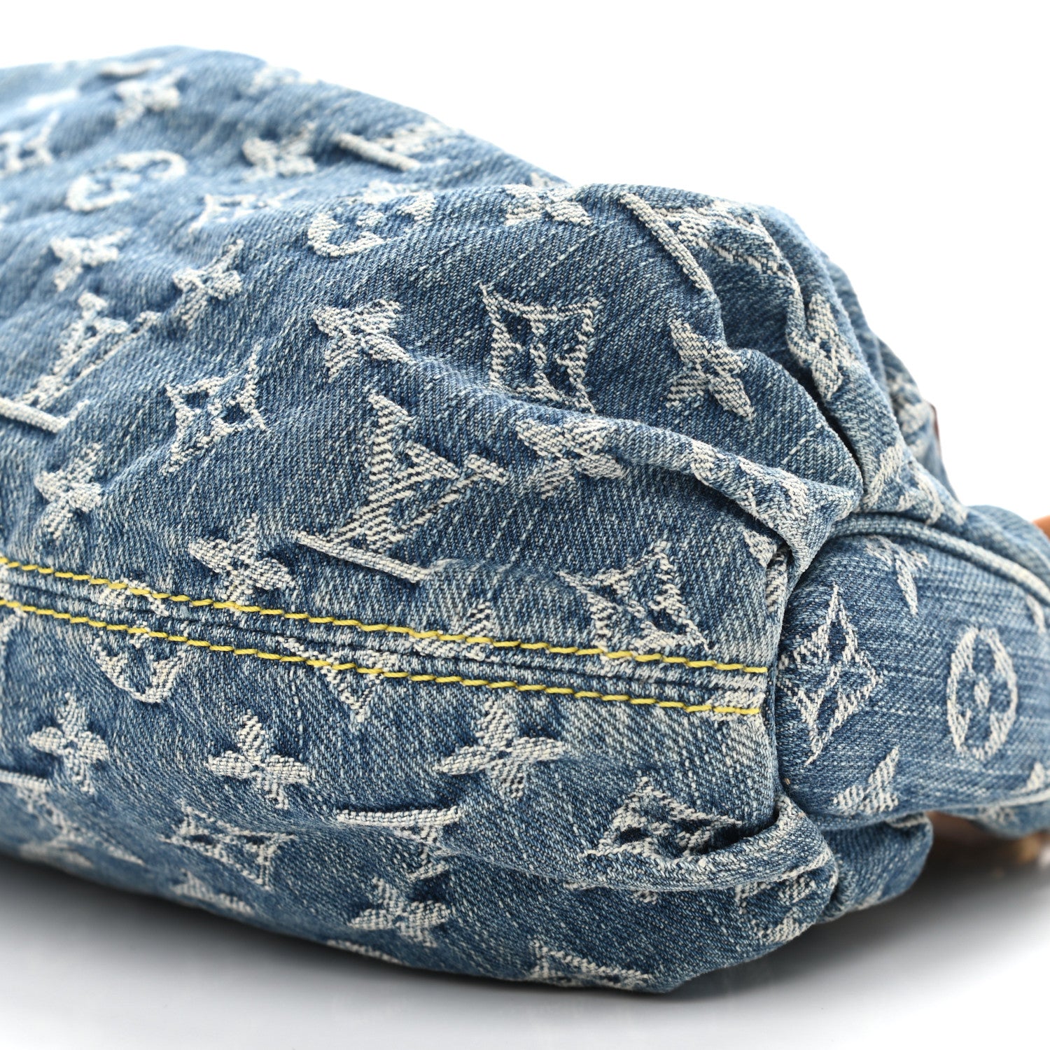 Louis Vuitton Monogram Denim Pleaty Blue 11 of 12