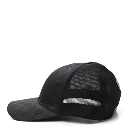 Gucci Nylon Monogram Baseball Hat M Black 4 of 10