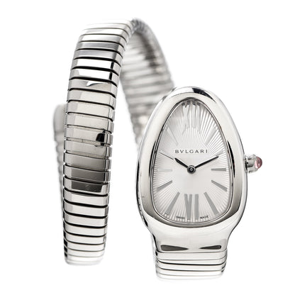 Bulgari Stainless Steel 35mm Serpenti Tubogas Quartz Watch 1 of 4
