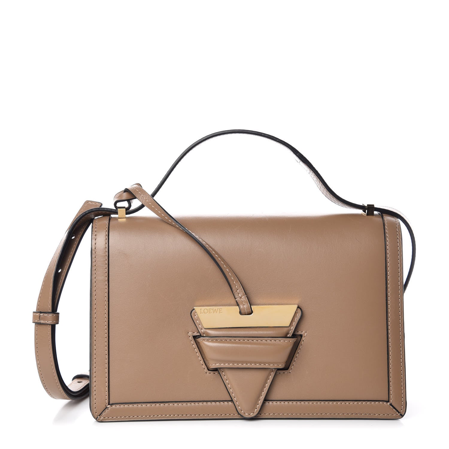Loewe Calfskin Medium Barcelona Shoulder Bag Mink 1 of 8