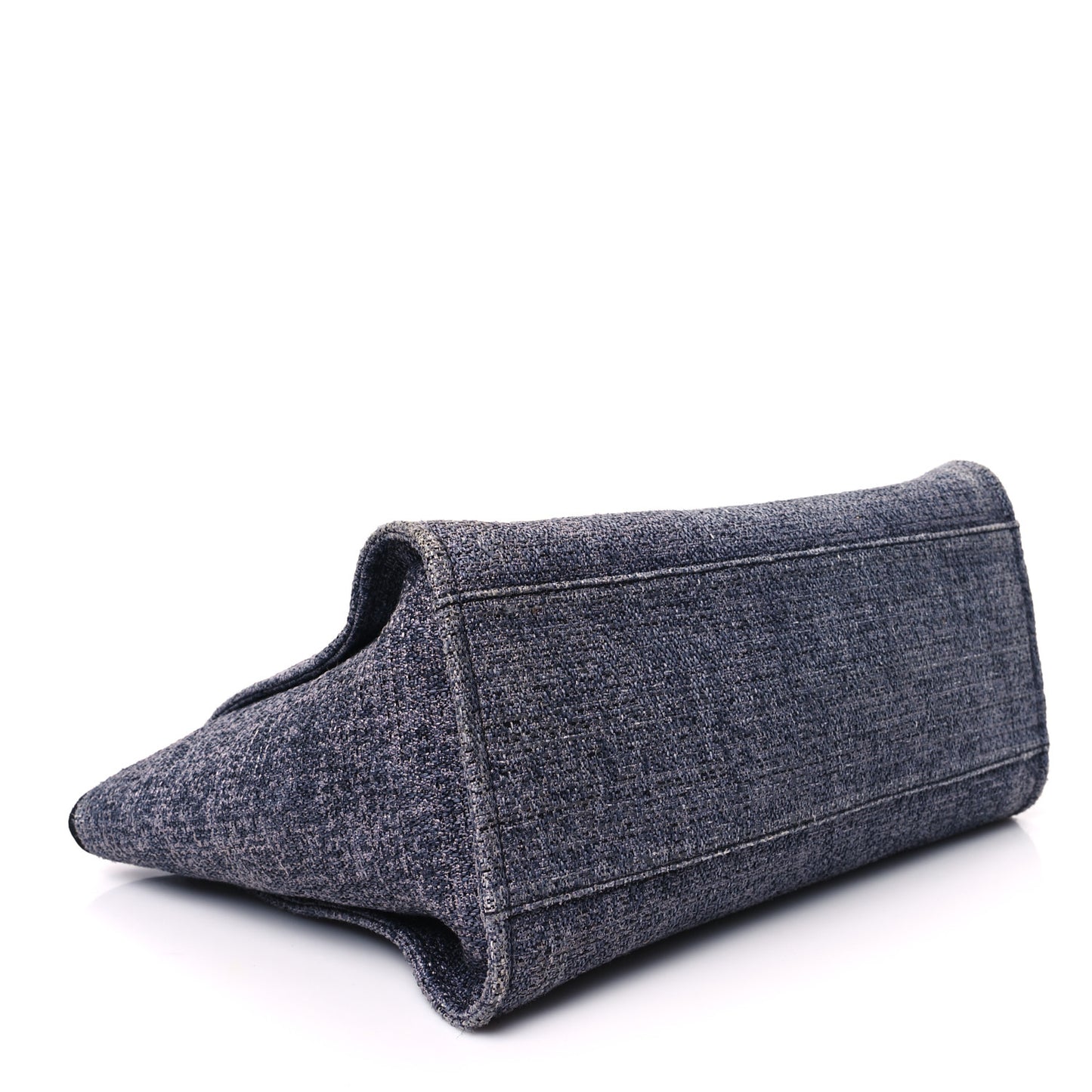 Lurex Boucle Medium Deauville Tote Black