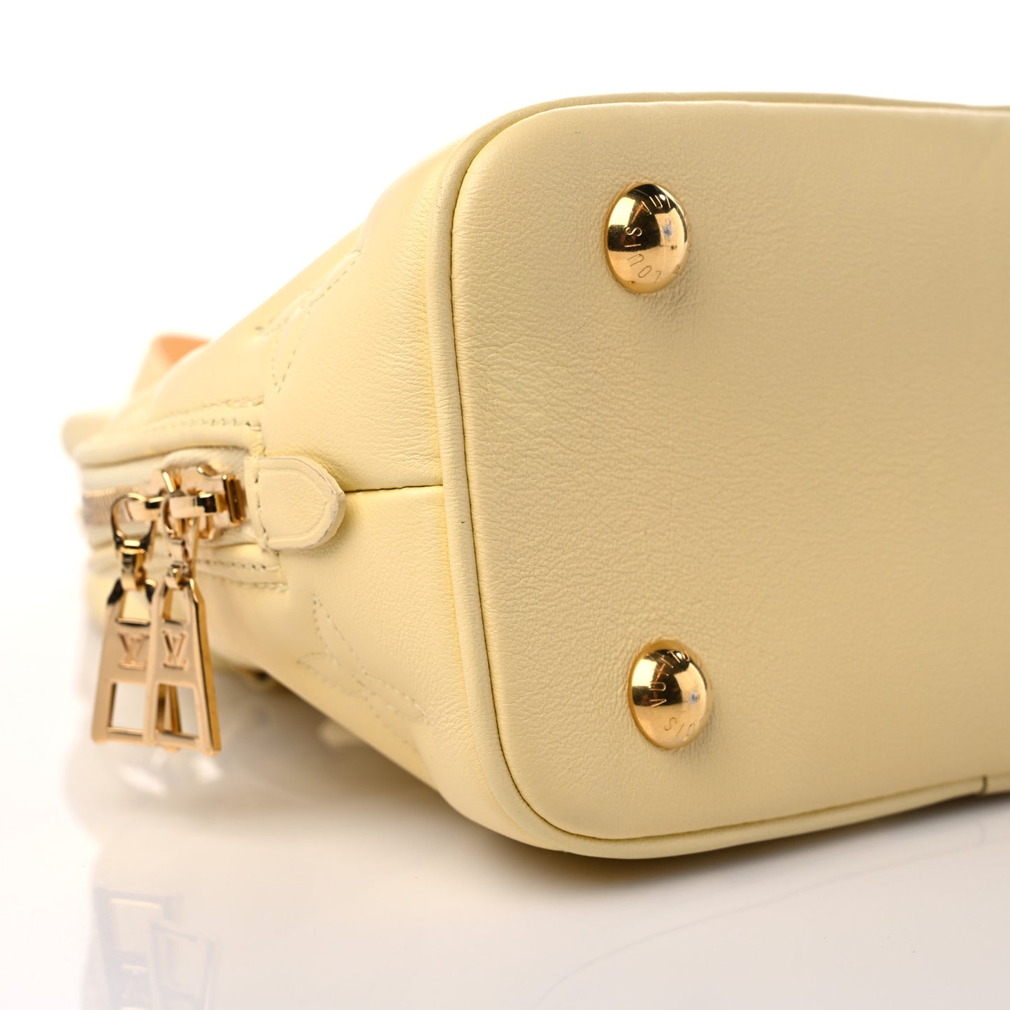 Calfskin Bubblegram Alma BB Banana