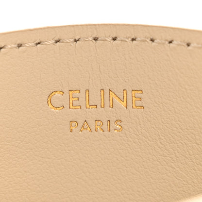 Celine Shiny Calfskin Triomphe Card Holder Pale Beige 6 of 9