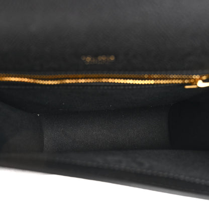 Tom Ford Calfskin Medium T Clasp Tara Crossbody Bag Black 5 of 11