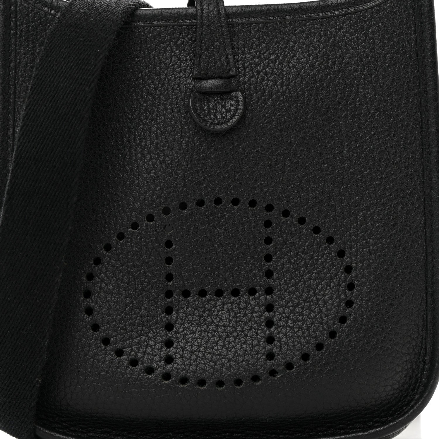 Hermes Taurillon Clemence Evelyne TPM Black 7 of 11