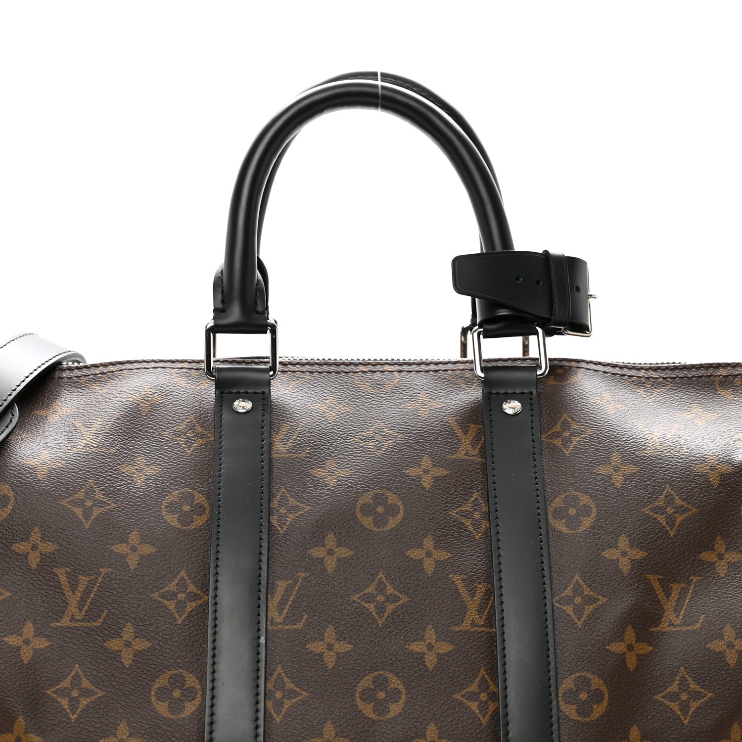 Louis Vuitton Monogram Macassar Keepall Bandouliere 45 4 of 9
