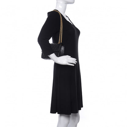 Chanel Aged Calfskin Quilted 2.55 Reissue Mini Flap Black 2 of 10