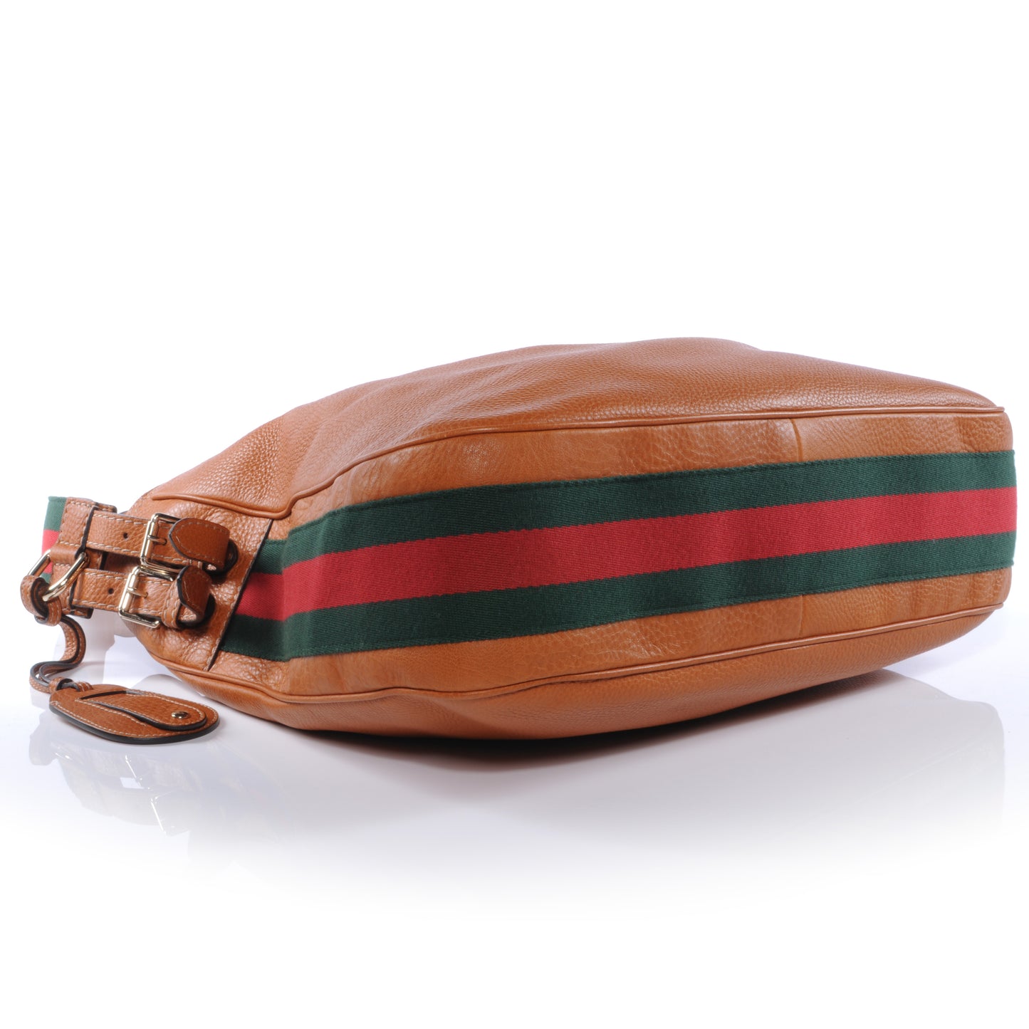Leather Heritage Medium Shoulder Bag Tan