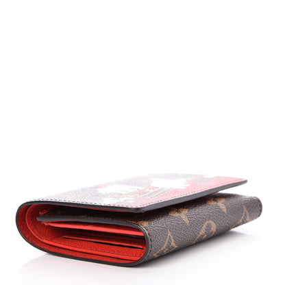 Louis Vuitton Monogram 2017 Christmas Animation Victorine Wallet 4 of 8