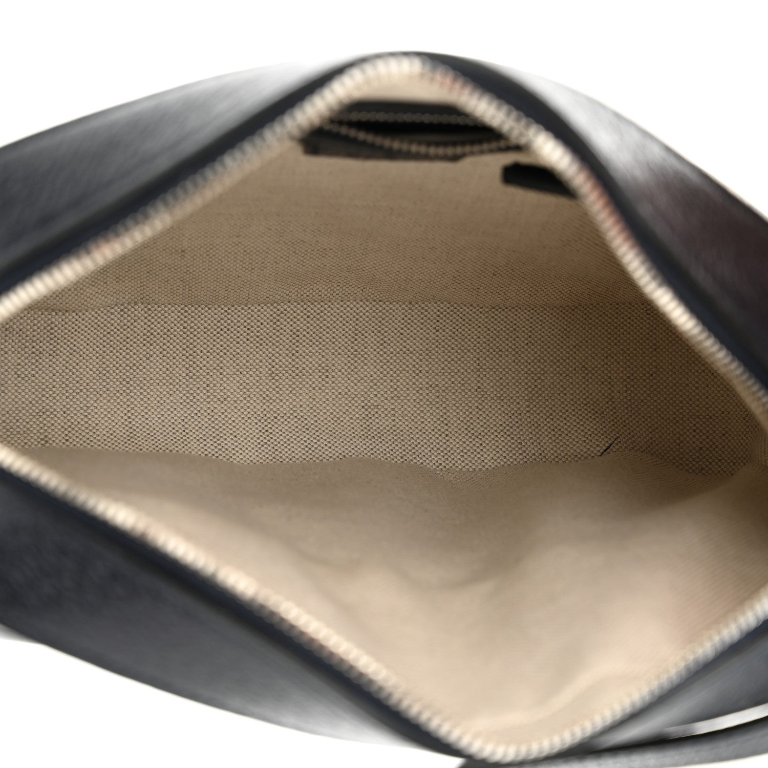 Gucci GG Supreme Monogram Textured Dollar Calfskin Small Horsebit 1955 Shoulder Bag Beige Blue 5 of 9