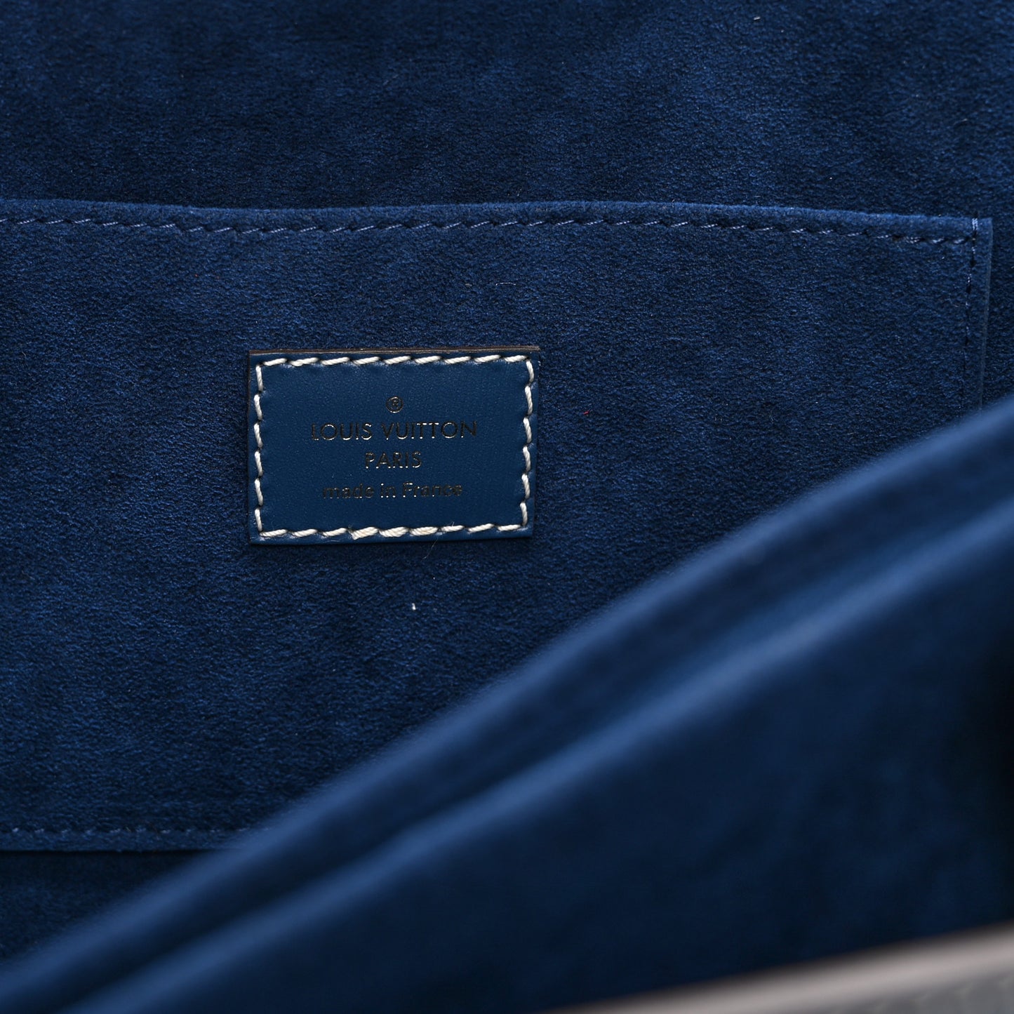 Denim Monogram Jacquard Dauphine MM Bleu