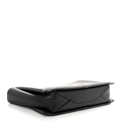 Celine Smooth Calfskin Tri-Fold Clutch on Chain Black 4 of 12