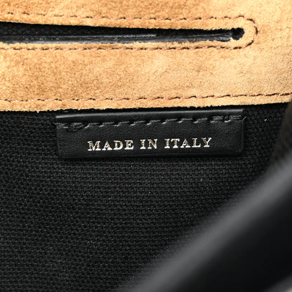 Burberry Derby Calfskin House Check Small Macken Crossbody Bag Black 8 of 12