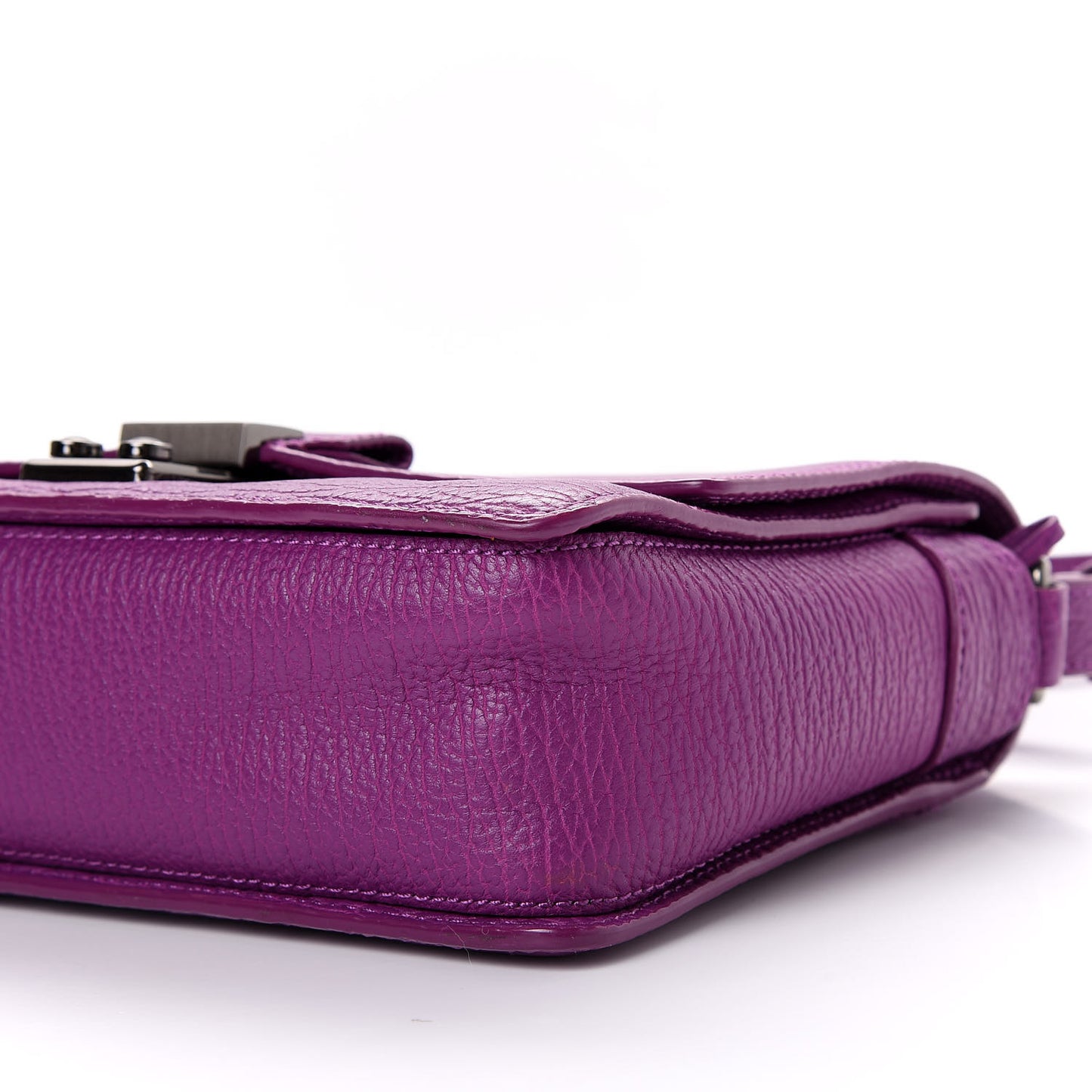 3.1 Textured Calfskin Mini Pashli Messenger Orchid