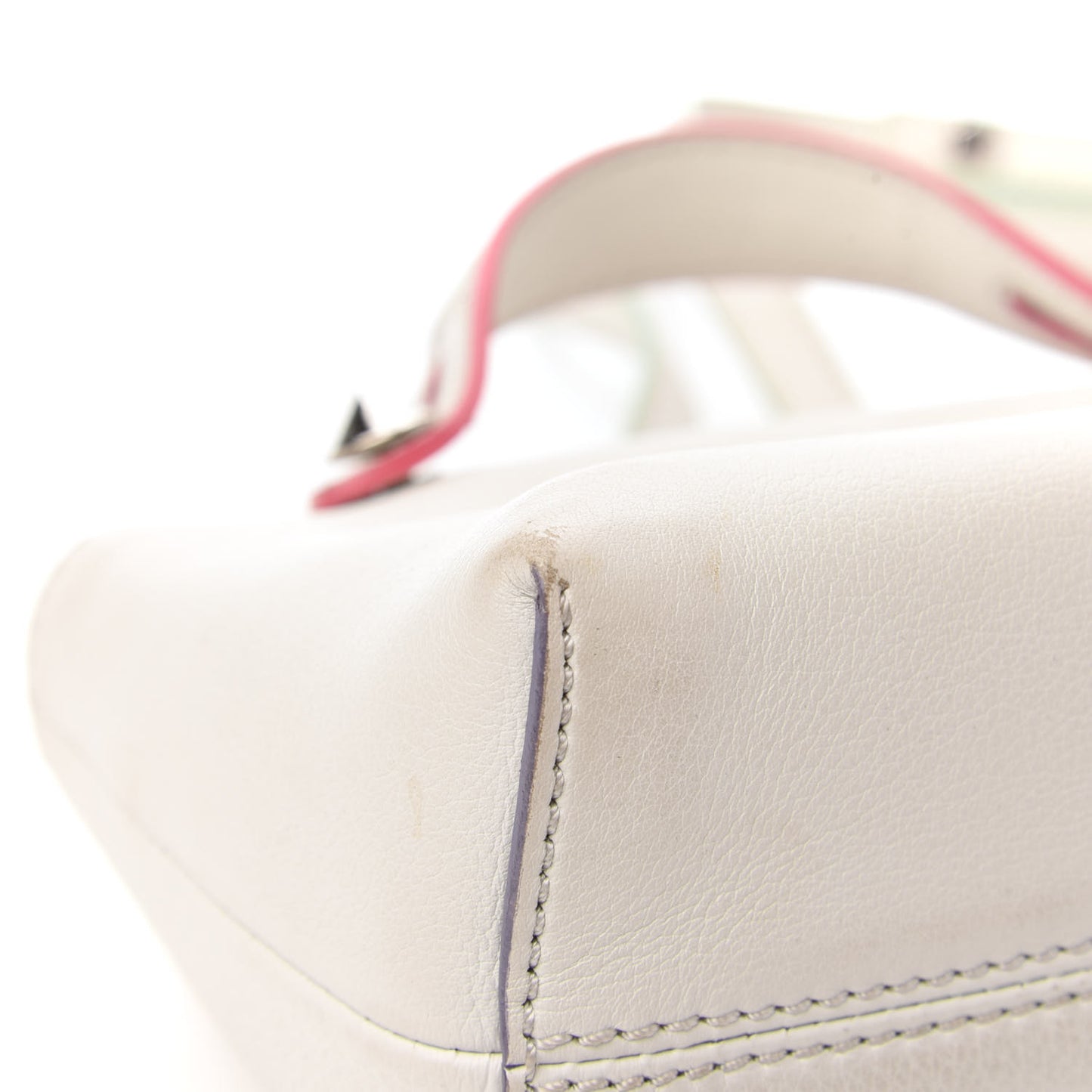 Vitello Dolce Crystal Croc Tail Mini By The Way Boston Bag White Ice Multicolor