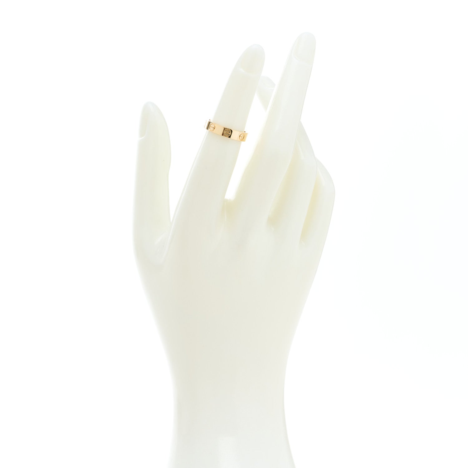 Cartier 18K Yellow Gold 3.5mm LOVE Wedding Band Ring 47 4 2 of 5