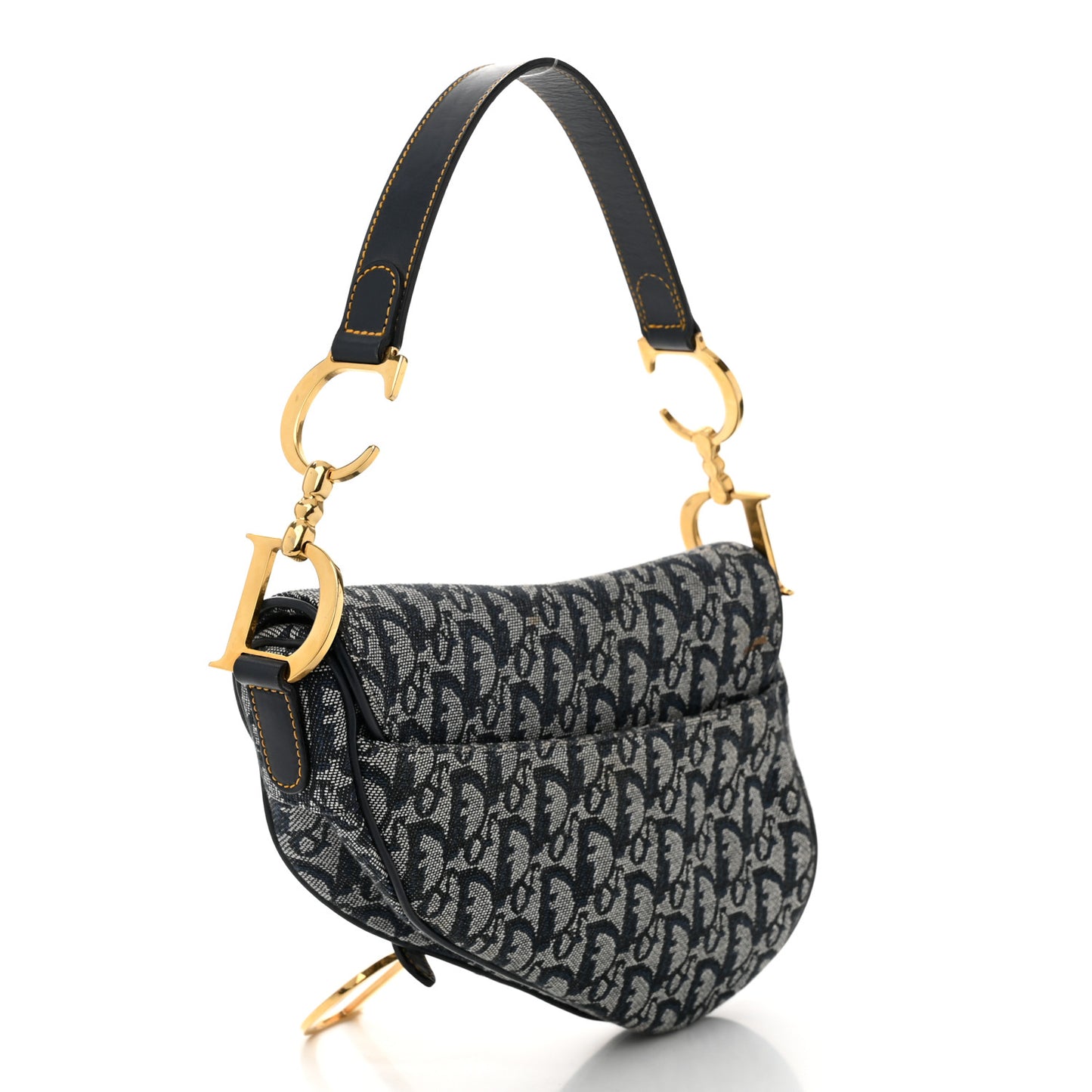 Monogram Saddle Bag Blue