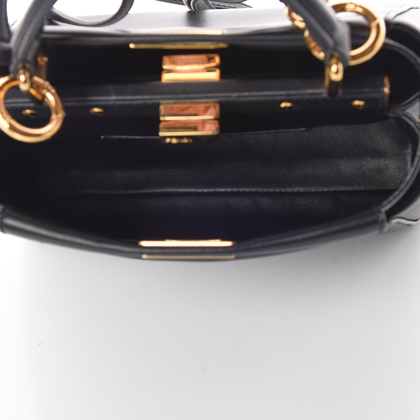 Nappa Mini Peekaboo Iconic Satchel Black