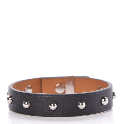 Hermes Swift Mini Dog Clous Ronds Bracelet T2 Black 3 of 6