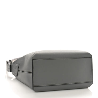 Loewe Supple Smooth Calfskin Jacquard Cubi Crossbody Bag Asphalt Grey 4 of 8