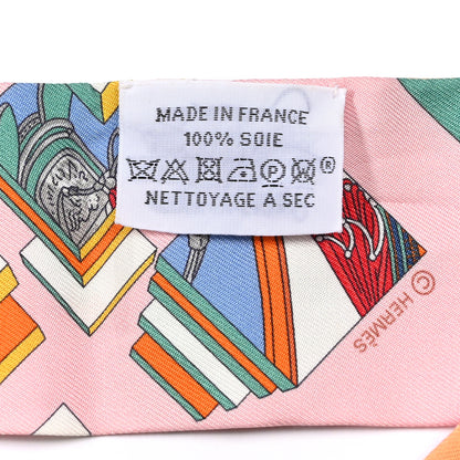 Hermes Silk Springs Springs Twilly Rose Vert Multicolor 3 of 4